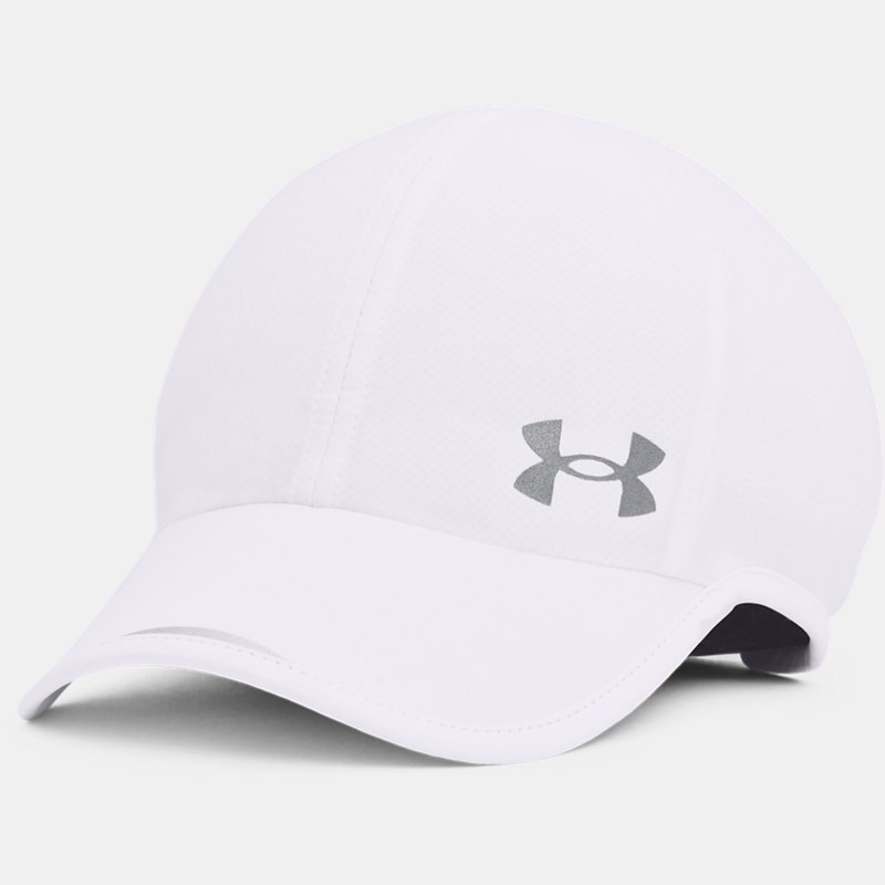 Women's Under Armour Iso-Chill Launch Run Hat White / White / Reflective One Size
